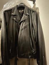 Giacca moto nera Uomo Schott NYC originale in Pelle modello LC1150WX