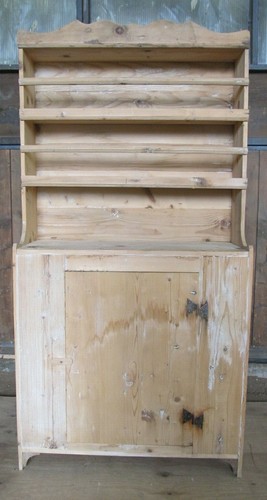 Credenza con piattaia abete - credenza,