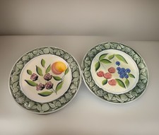 2 piatti italiani dipinti a