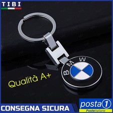 PORTACHIAVI BMW METALLO KEYCHAIN LOGO STEMMA CIONDOLO SERIE 1 2 3 5 M1 M2 M3 M5