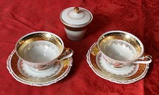 SERVIZIO DA CAFFE'-TE'-  IN PORCELLANA CON DECORAZIONI IN ORO WINTERLING BAVARIA