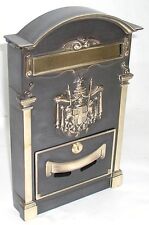 CASSETTA POSTALE POSTA PORTALETTERE LETTERE OTTONE