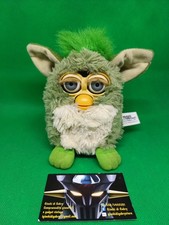 TIGER 1998 - FURBY GREEN FROG 1999 - BLUE EYES - FUNZIONANTE - RARO