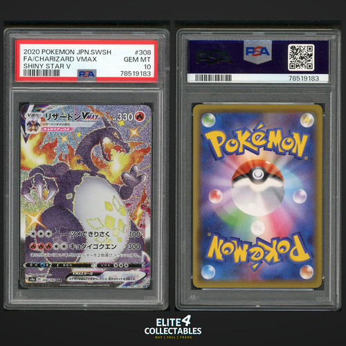 Charizard vmax 308 190 psa - vmax,