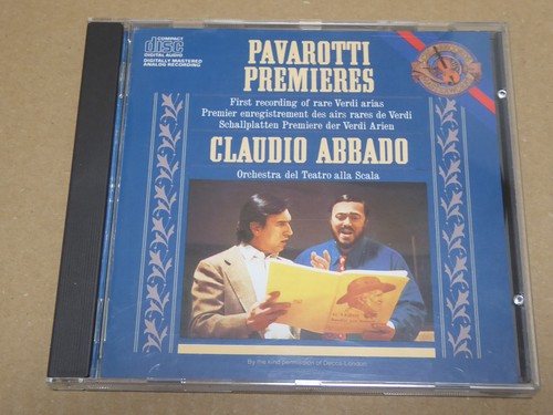 Pavarotti premieres verdi - pavarotti, /