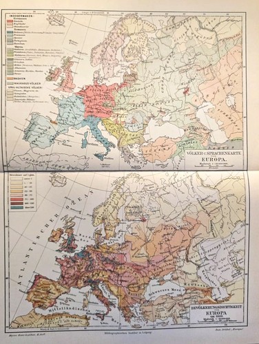 1895 antica mappa popolazioni - 1895,