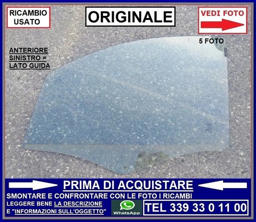 Vetro finestrino portiera - vetro,