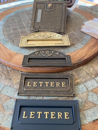 Placca lettere posta cassetta - placca,