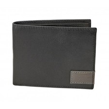 Portafoglio in pelle con patta