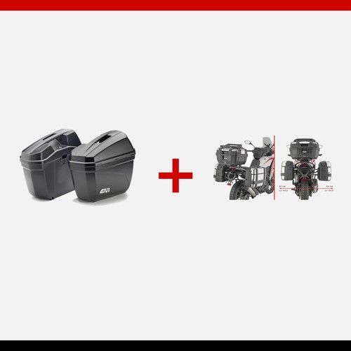 Kit givi e22n valigie laterali - e22n,