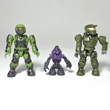Megabloks Halo Mini Figures Master Chief Spartan Mark VI Grunt Mega Bloks