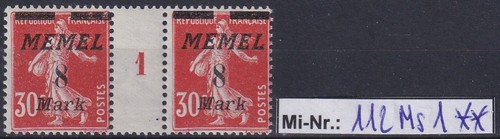 Regione memel 112 ms 1 - di, n.: