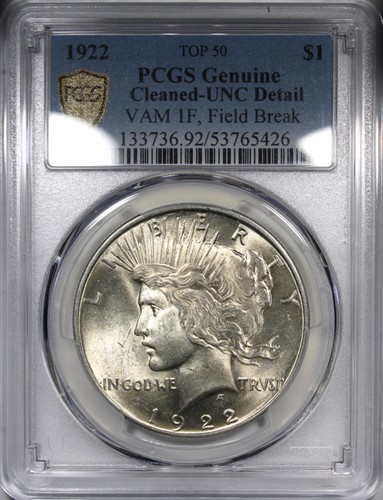 1922 peace dollar pcgs - peace,