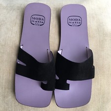 Scivoli scamosciati neri