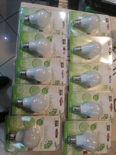 Stock lotto lampadine led - stock,