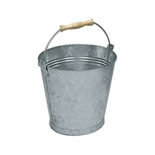 Secchio zincato per cenere