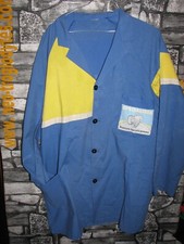 Vintage Michelin pneumatici tyres pneus  cotton mechanic dress vestaglia '80s