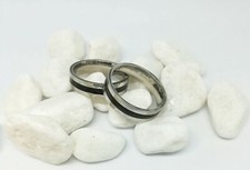 Anello acciao uomo,nero e