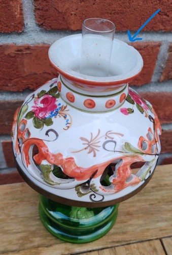 Lampada petrolio vaso - lampada, in