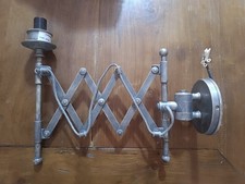Lampada da parete pantografo metallo nickel braccio allungabile CheHome Belgique