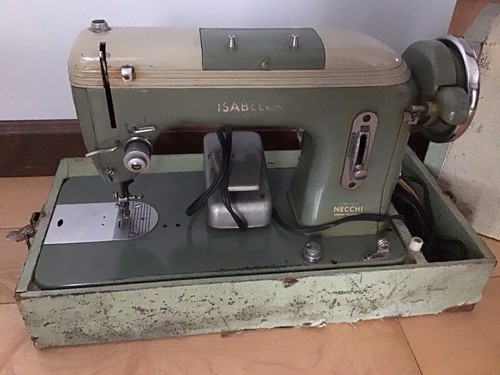 Vintage necchi sewing machine - vintage,