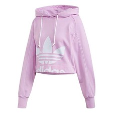 Adidas felpa crop - trefoil, da