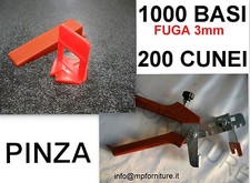1000 BASI FUGA 3mm + 200 CUNEI