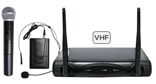 Doppio radiomicrofono vhf - doppio,