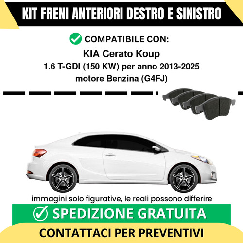 Pastiglie freno anteriori - pastiglie,