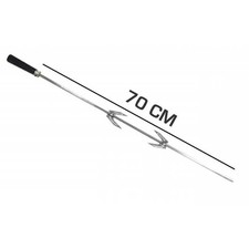 ASTA SPIEDO GIRARROSTO CON FORCHETTE E MANICO 70 CM SEZIONE 7MM POLLO
