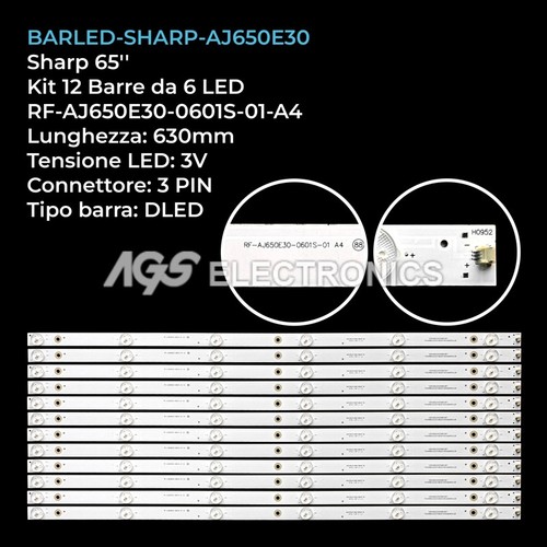 Kit barre strip - kit, 6