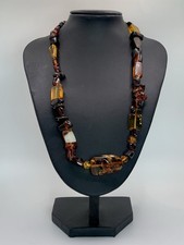 Collana Ambra Baltica Oro Giallo 18 Kt 