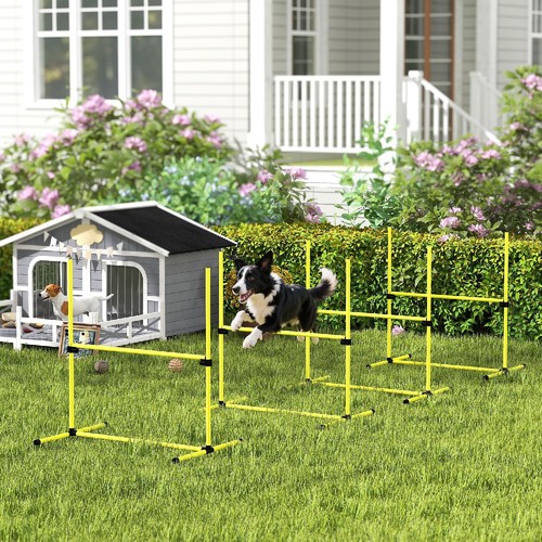 Set agility dog con - 4, ostacoli