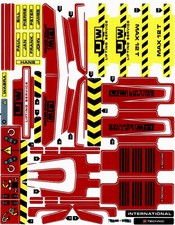 Lego 8258 Foglio Adesivo di