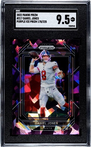 Prizm daniel jones - purple, ice