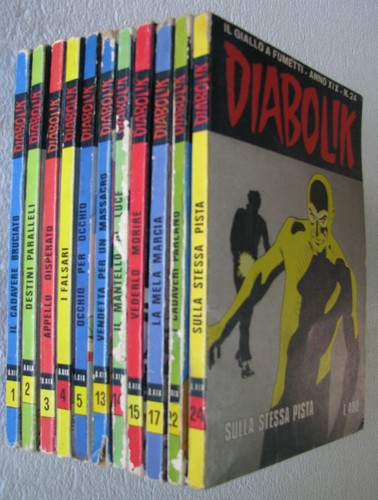 Lotto diabolik anno xix 1980 - xix, 1980 
