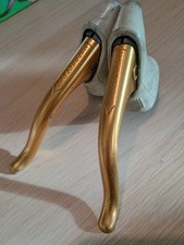 *Rare*Vintage Leve Freni Campagnolo Record Gold Brake Levers 
