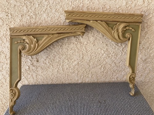 Coppia staffe tetto antiche - coppia,