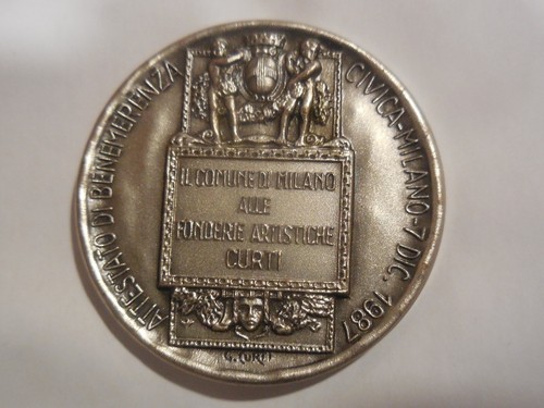Medaglia benemerenza civica - medaglia,