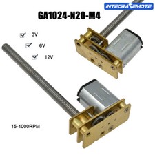 Motoriduttori DC 3V 3.7V 5V 6V Slow Speed Mini 12mm Micro N20 Metal Gear Motor