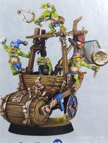Blood bowl snotling pump wagon - blood,