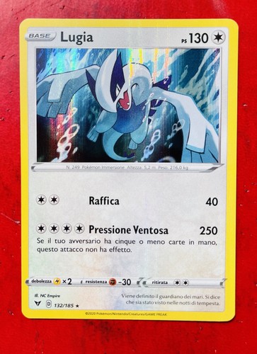 Lotto carte pokemon lugia - carte,