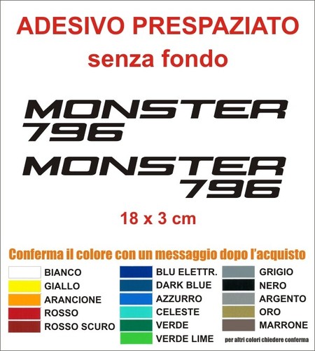 Adesivi ducati monster - ducati, kit