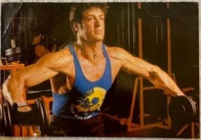 Slyvester Stallone Rambo cartolina d'epoca