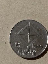 RARA MONETA 100 LIRE 1874 /