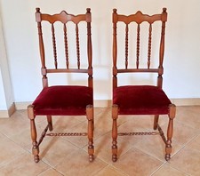 Coppia sedie vintage legno - sedie, in