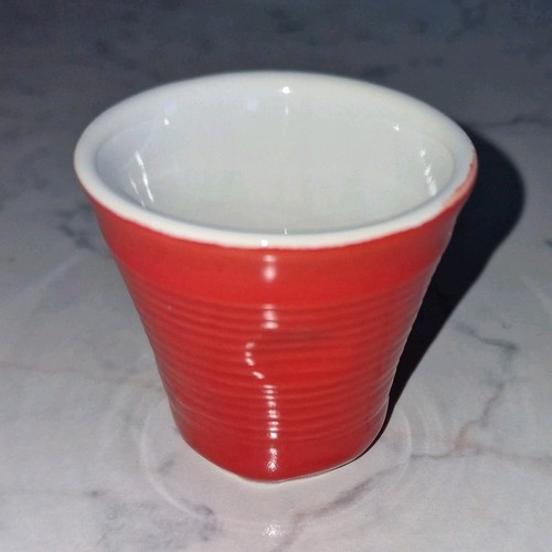Vasetto ceramica rossa con - ceramica,