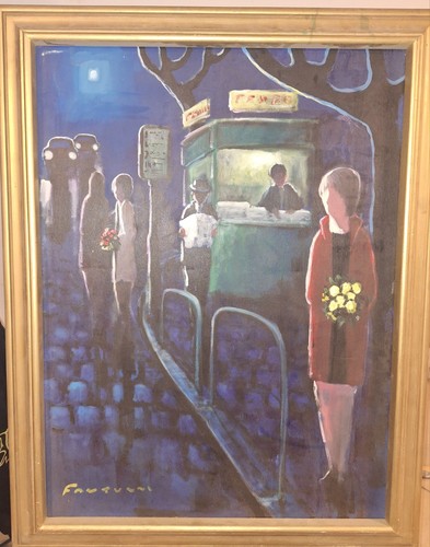 Dipinto olio tela arte - olio, su