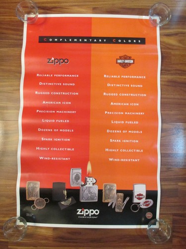 Poster pubblicitario accendino - poster,