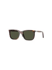 Persol renzo PO 3357 Occhiali da Sole Havana Lenti Verdi 53/19 -Nuovi